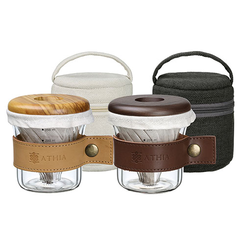 athia, athia coffee dripper set,stackable design makes travel easier than ever